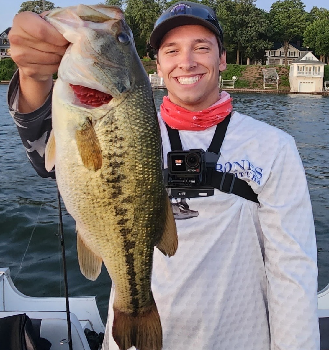 Tyler with a big fish